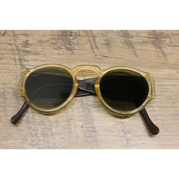 Optiks vintage women's celluloid blinker motorist side shield sunglasses - Picture 6 of 16